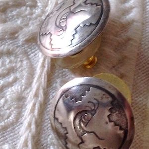 Sterling Silver Kokopelli Pierced Earrings (Bundle deal: 3 for $25)